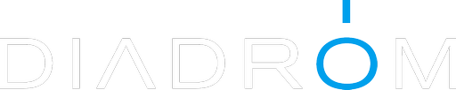 Diadrom Logo WhiteBlue