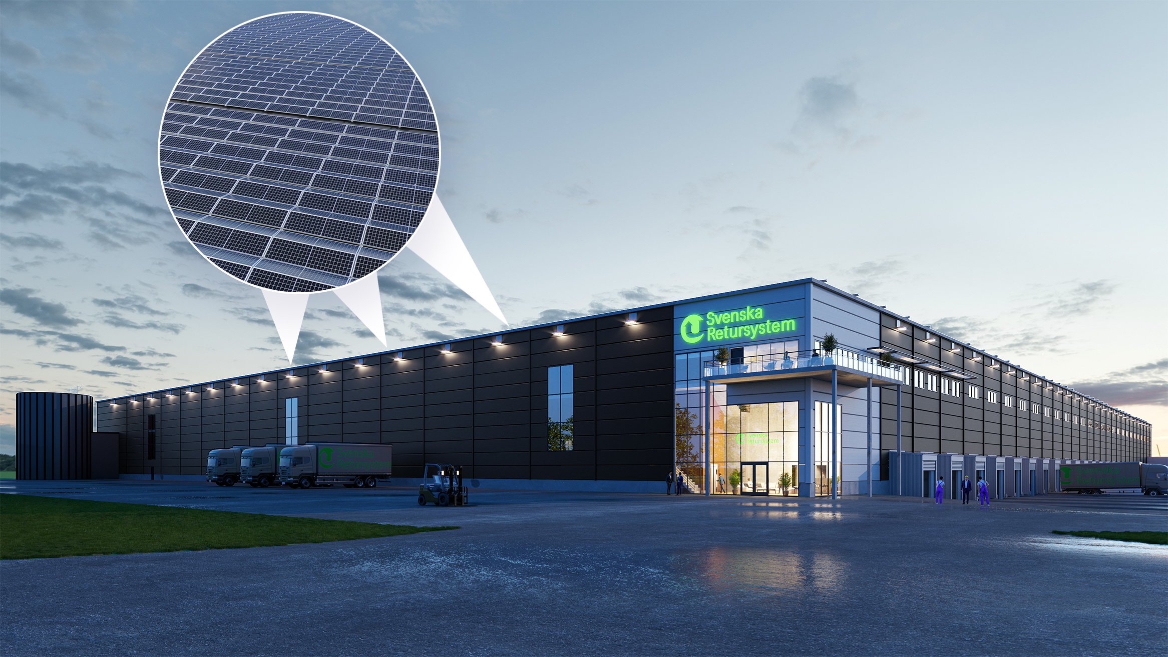 Soltech builds a solar energy solution for Svenska Retursystem in Jönköping - order value of SEK 25 million