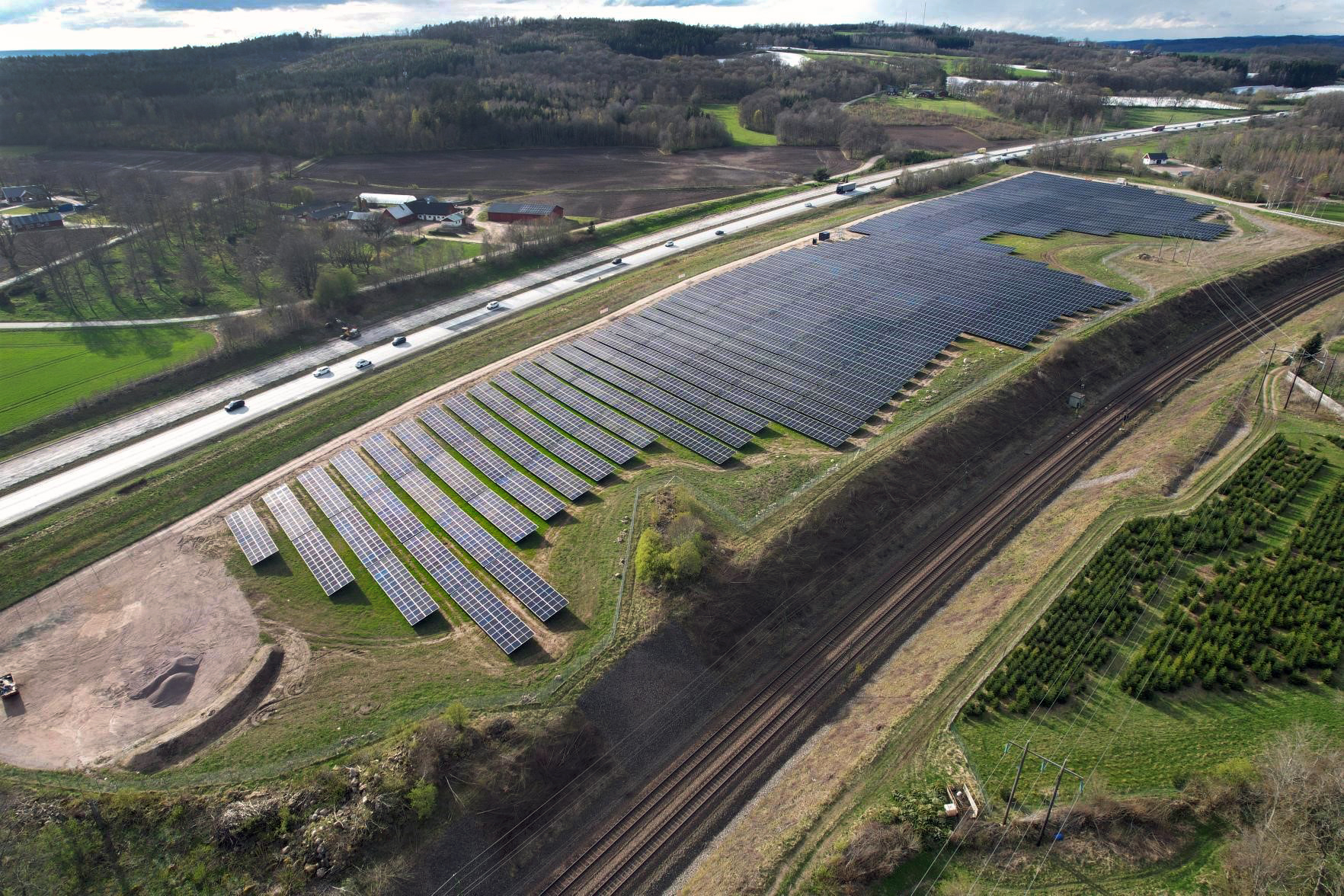 Soltech's own solar park commissioned – estimated to generate SEK 150 million during its lifetime