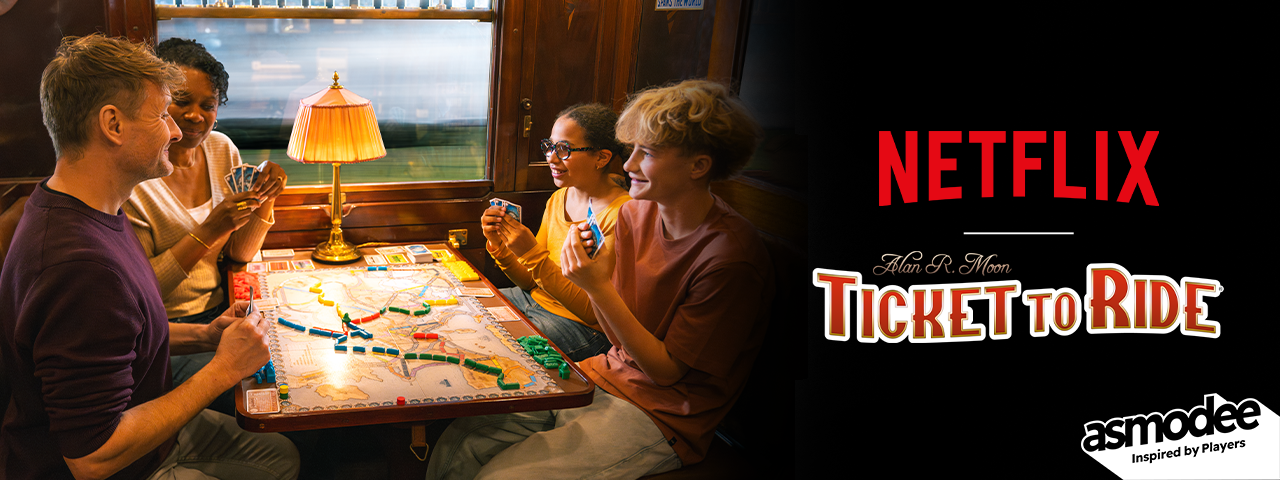Netflix “kliver ombord” brädspelsfenomenet Ticket to Ride – inleder brett globalt avtal