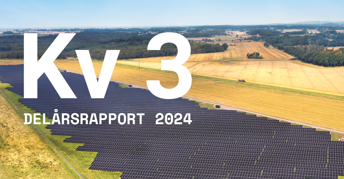 Soltech Energy Sweden AB (publ) kvartalsrapport för perioden juli-september 2024