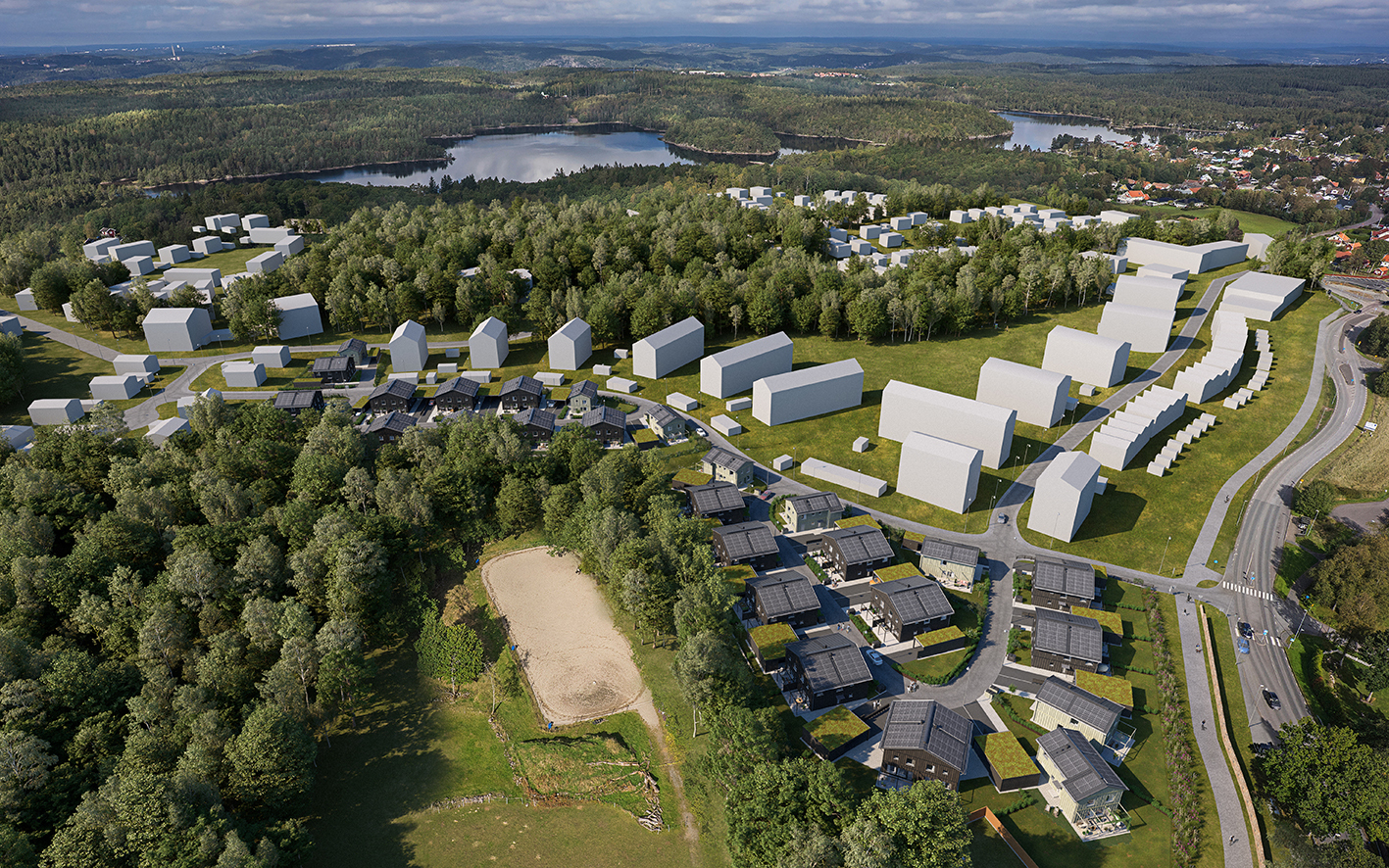Soltech and Skanska are developing net zero-homes in Öjersjö Hagar