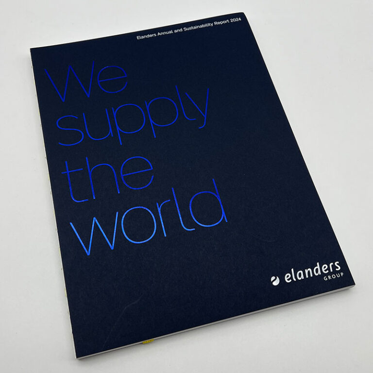 Elanders Annual and Sustainability Report 2024 winner at the Swedish Publishing Prize 2025