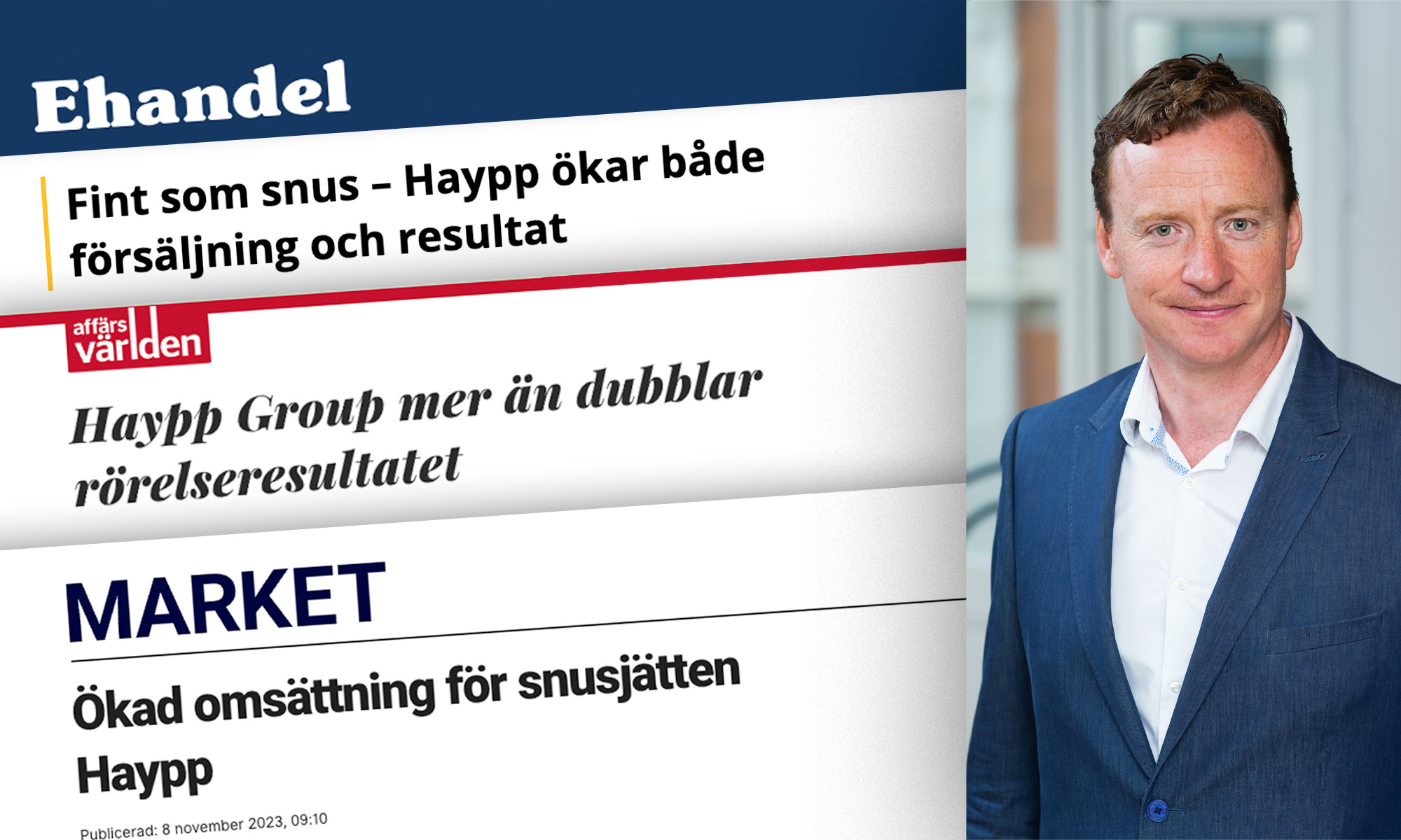Haypp Group’s Q3 interim report widely covered in Swedish business media