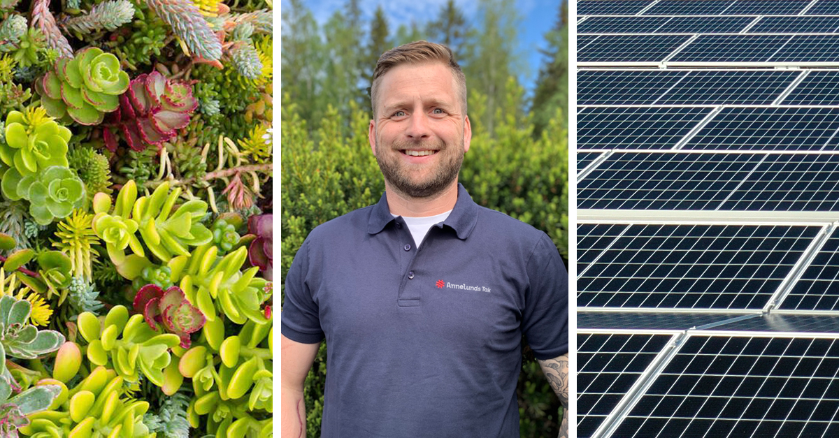 Annelunds Tak wins solar, sedum and roofing orders with an order value of approximately SEK 36 million