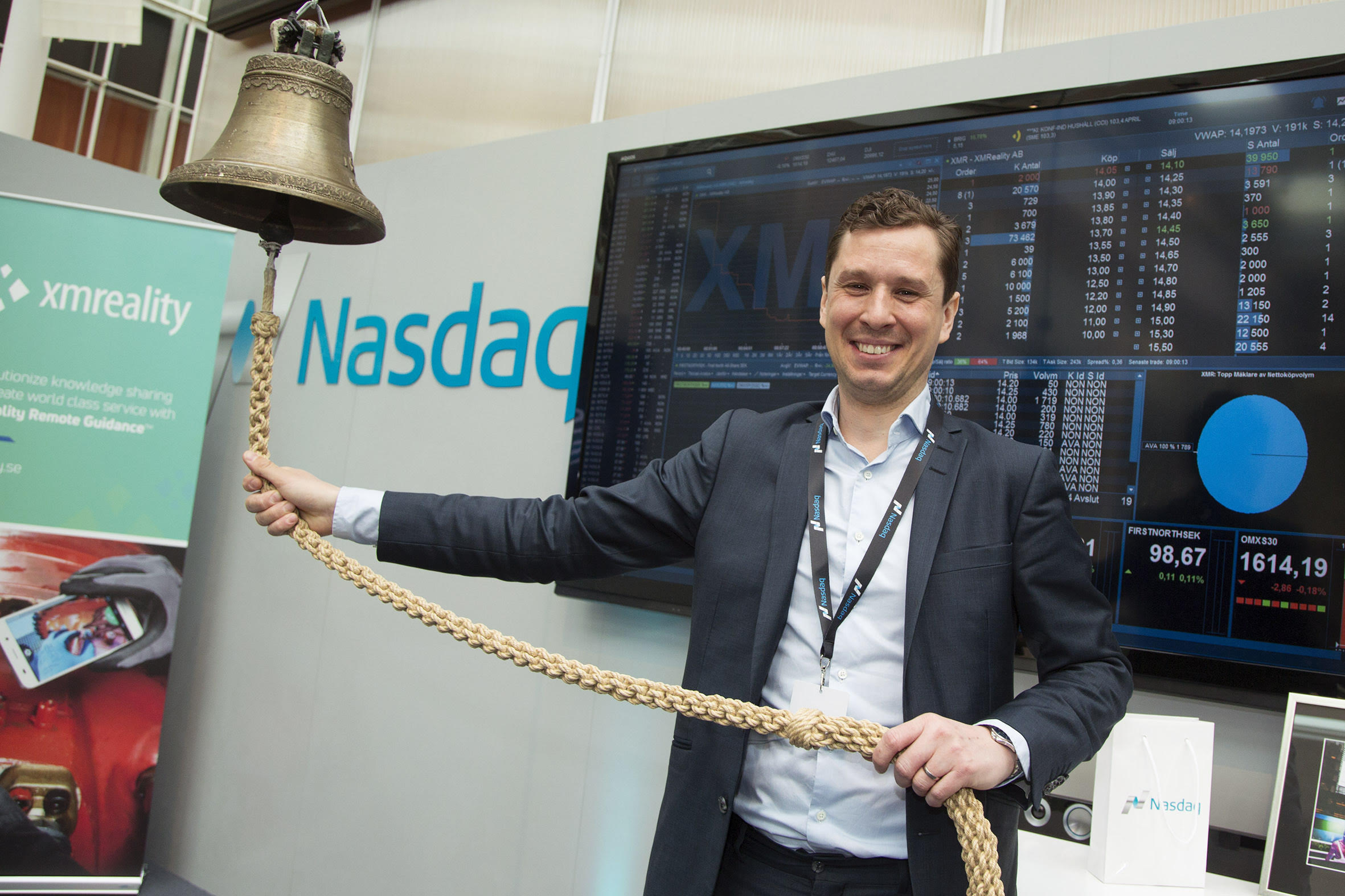 XMReality AB (Publ) är nu noterade på Nasdaq First North