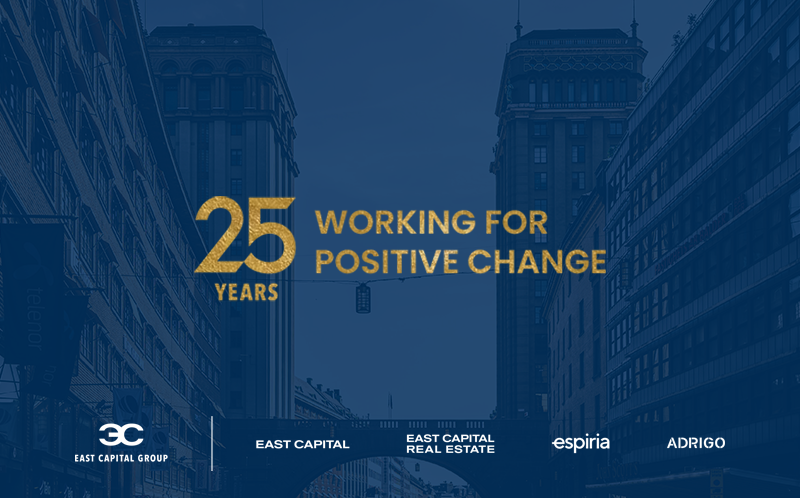 Today East Capital Group celebrates 25 years