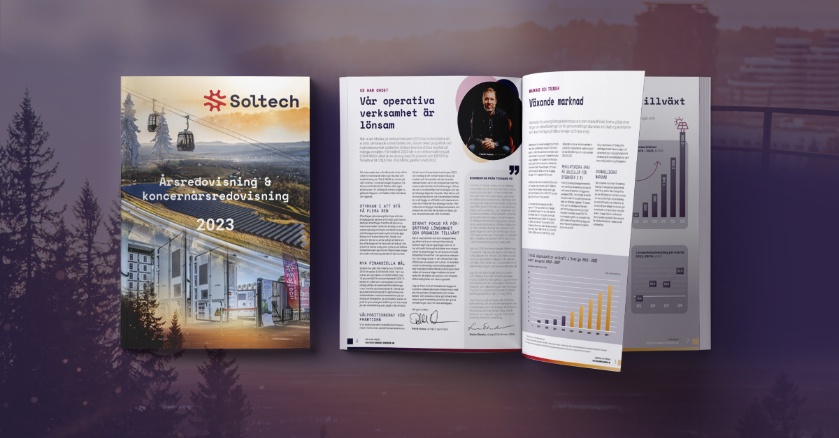 Soltech Energy publishes annual report for 2023