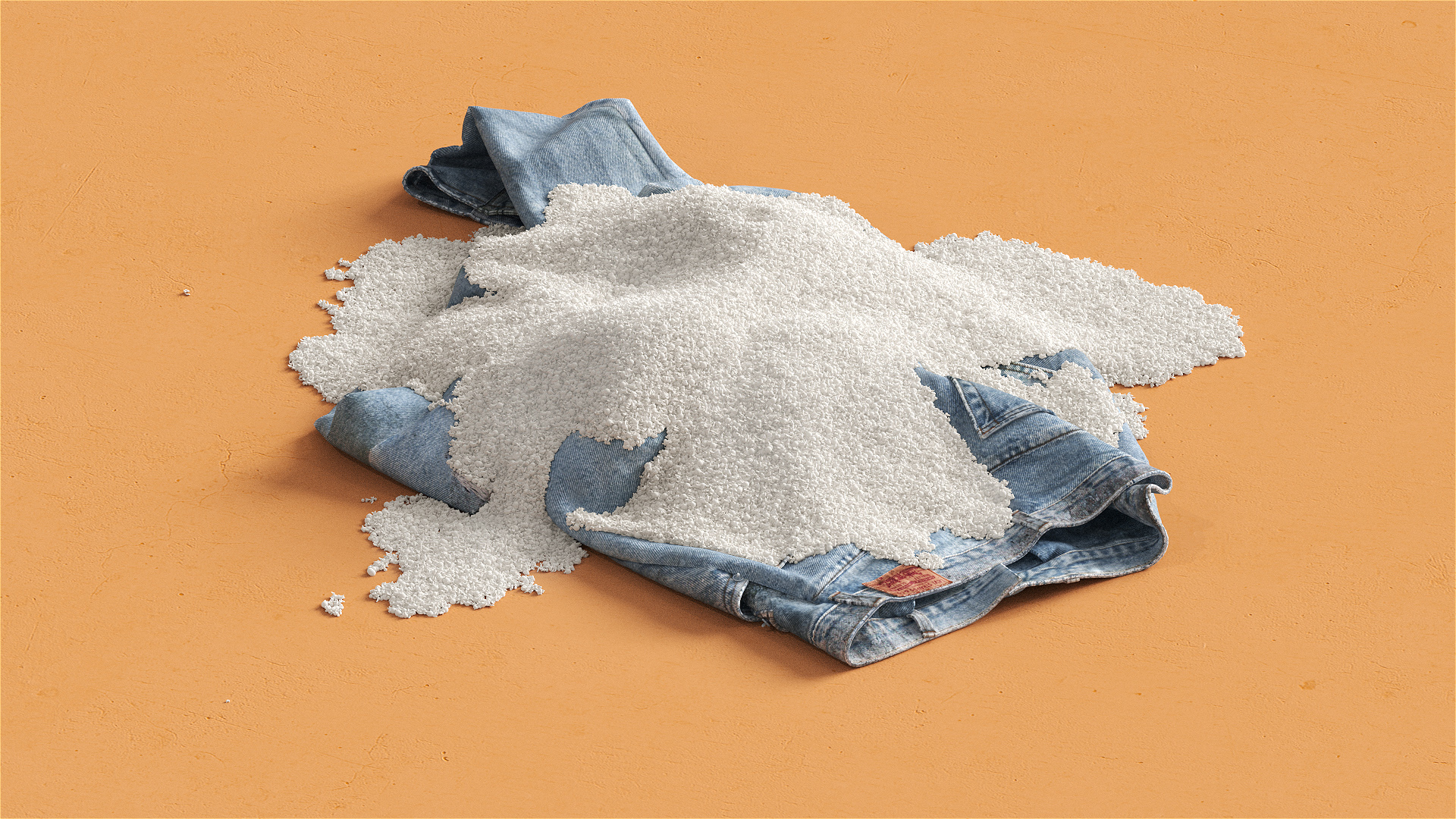 Circulose recycled from denim