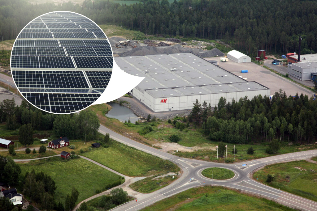 Soltech levererar solenergi åt Kilenkrysset i Eskilstuna