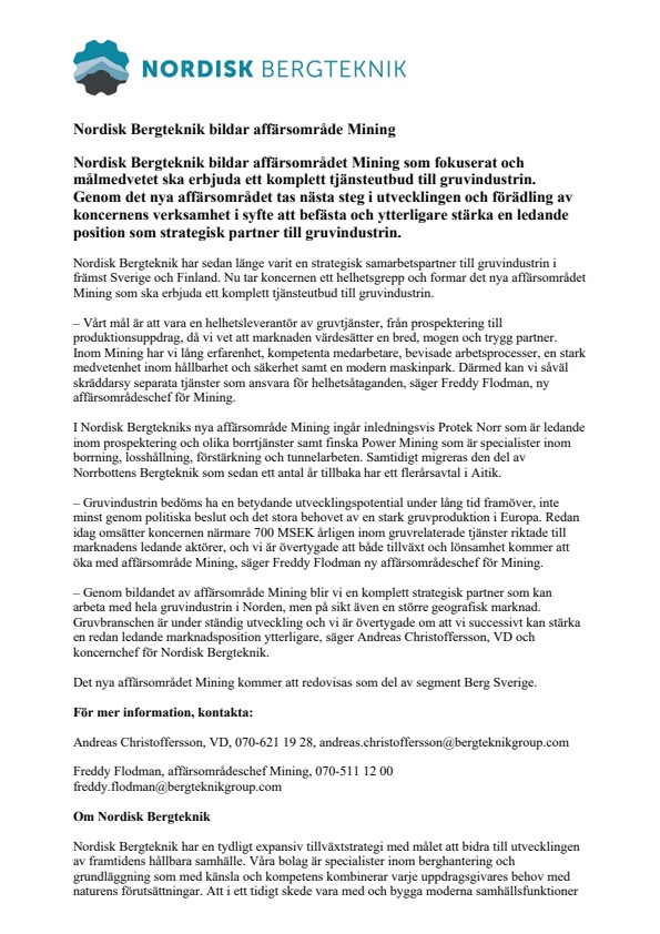 nordisk bergteknik bildar affarsomrade mining.pdf?url=https%3A%2F%2Fmb.cision.com%2FMain%2F18649%2F4269214%2F3793434