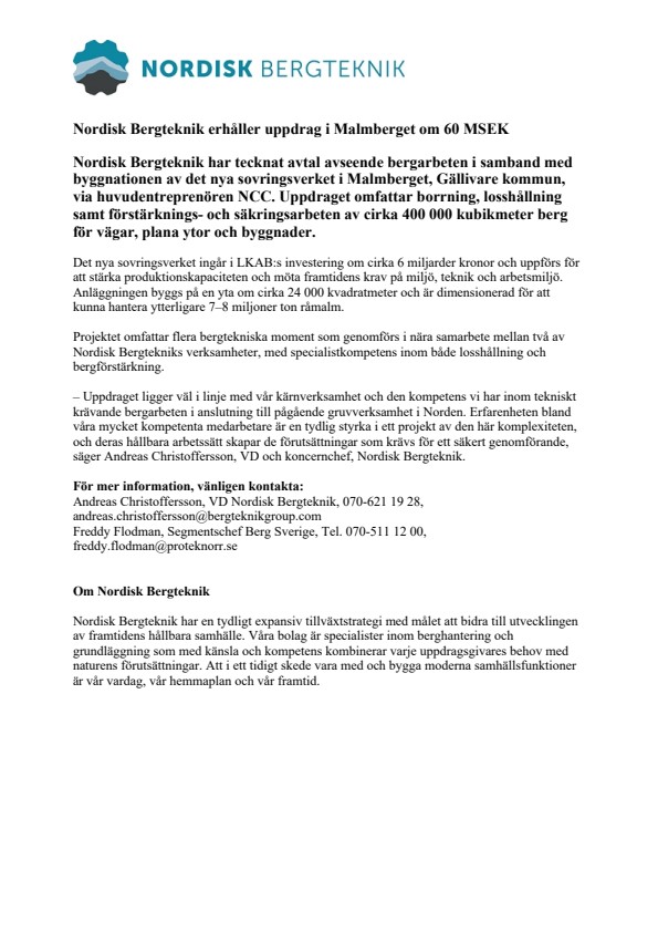 nordisk bergteknik erhaller uppdrag i malmberget om 60 msek.pdf?url=https%3A%2F%2Fmb.cision.com%2FMain%2F18649%2F4299525%2F3904810